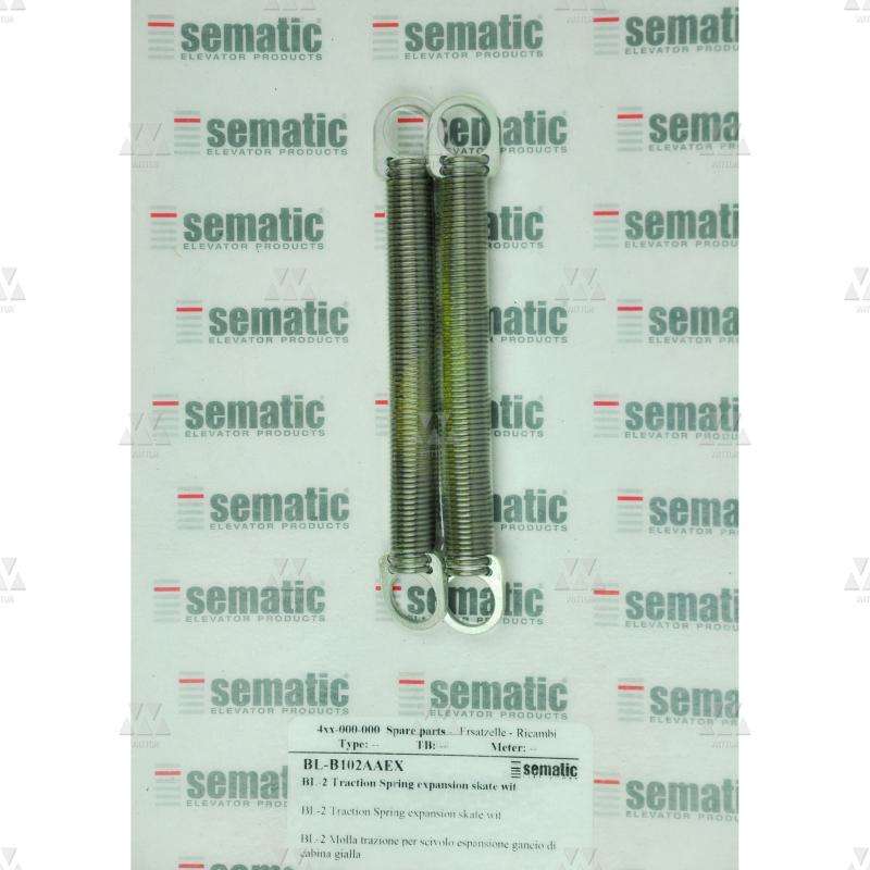 BL-B102AAEX | 2 X TRACTION SPRING FOR EXPANSION SKATE WITH CAR DOOR LOCKING DEVICE (YELLOW)