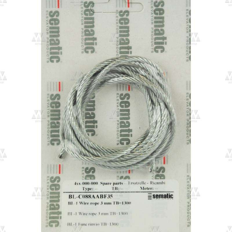 BL-C088AABF35 | 1 X CARRIAGES INTERLINK ROPE D.3MM (L=1725MM)