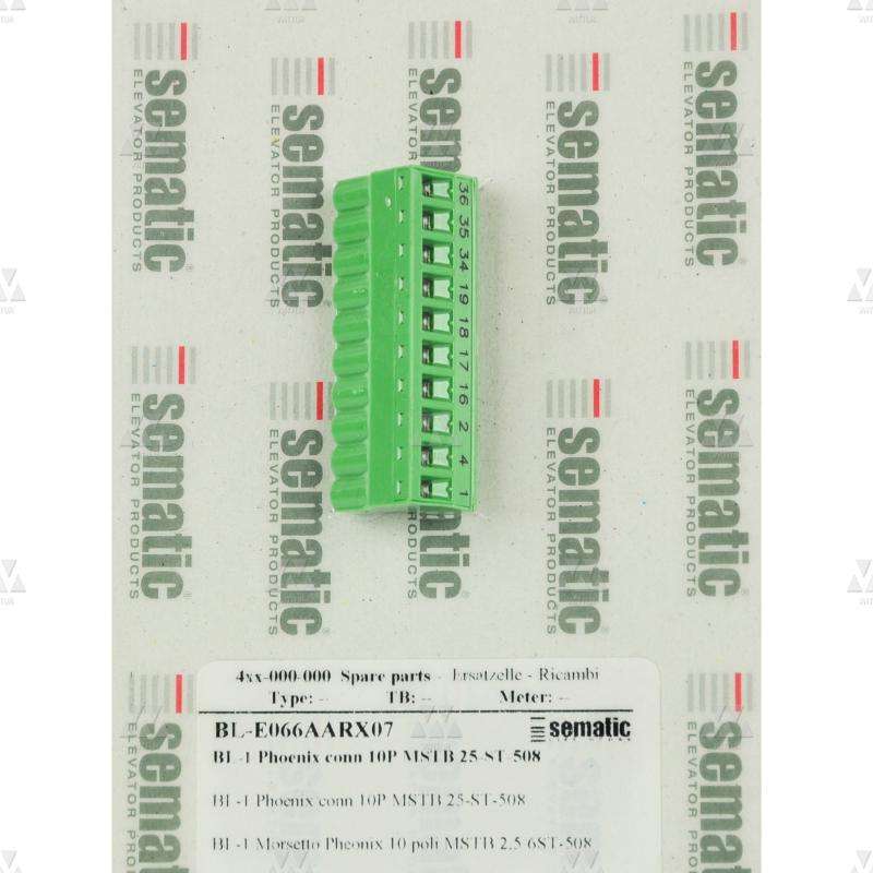 BL-E066AARX07 | 1 X 10P. PHOENIX CONNECTOR MSTB 2,5/10-ST-5,08